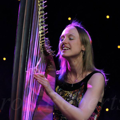 Celtic Harp - Harriet in Central Wales