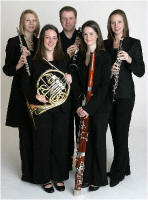 The SA Wind Quintet in Aldershot, Hampshire