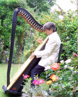 Latin American harpist - Ricardo