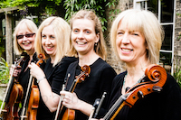 The SB String Quartet in Saffron Walden, Essex