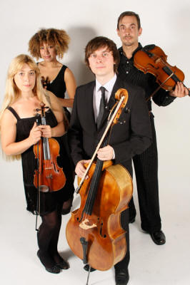 The ST String Quartet ref 6334 Formal dress for your string quartet who perform in Surrey, Sussex, W