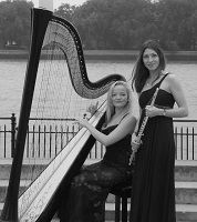 The FT Flute & Harp Duo  in the Docklands, London