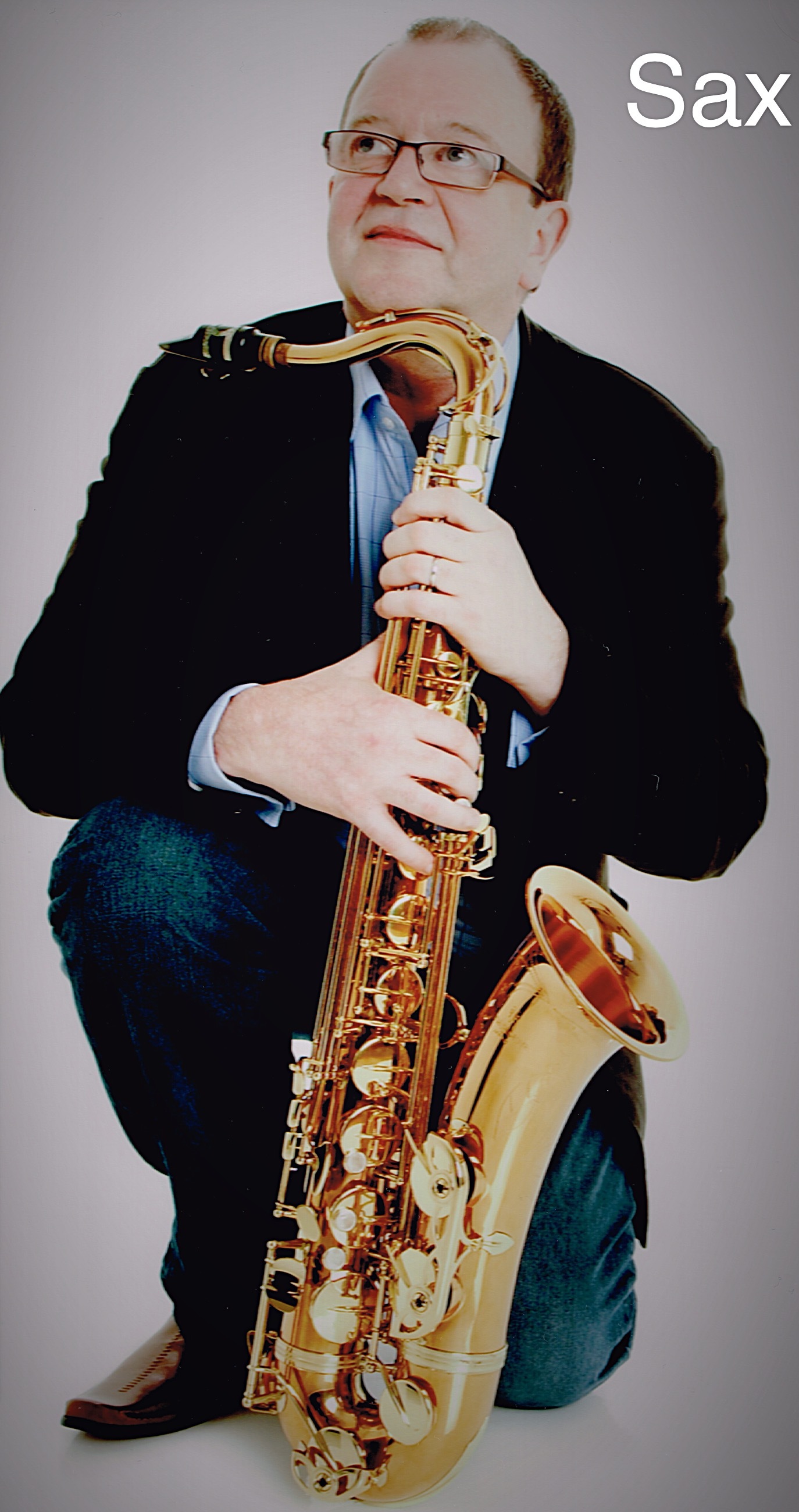 Saxophonist Ken in Ashington, Northumberland