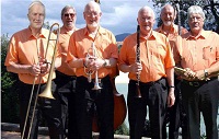 The SJK Jazz Band in Woodbridge, Suffolk