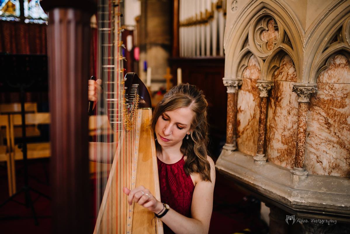 Harpist - Eleanor in the Home Counties, London