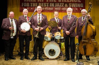 The PJ Jazz Band in Street, Somerset