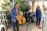 Judy  & her Jazz Band in England